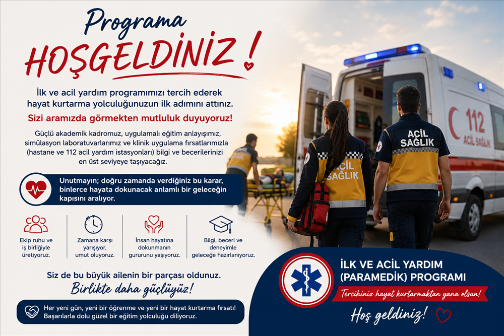 İlk ve Acil Yardım Programımıza Hoş Geldiniz!